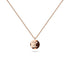 Solid 925 Sterling Silver Initial Alphabet Personalised Disc Necklace